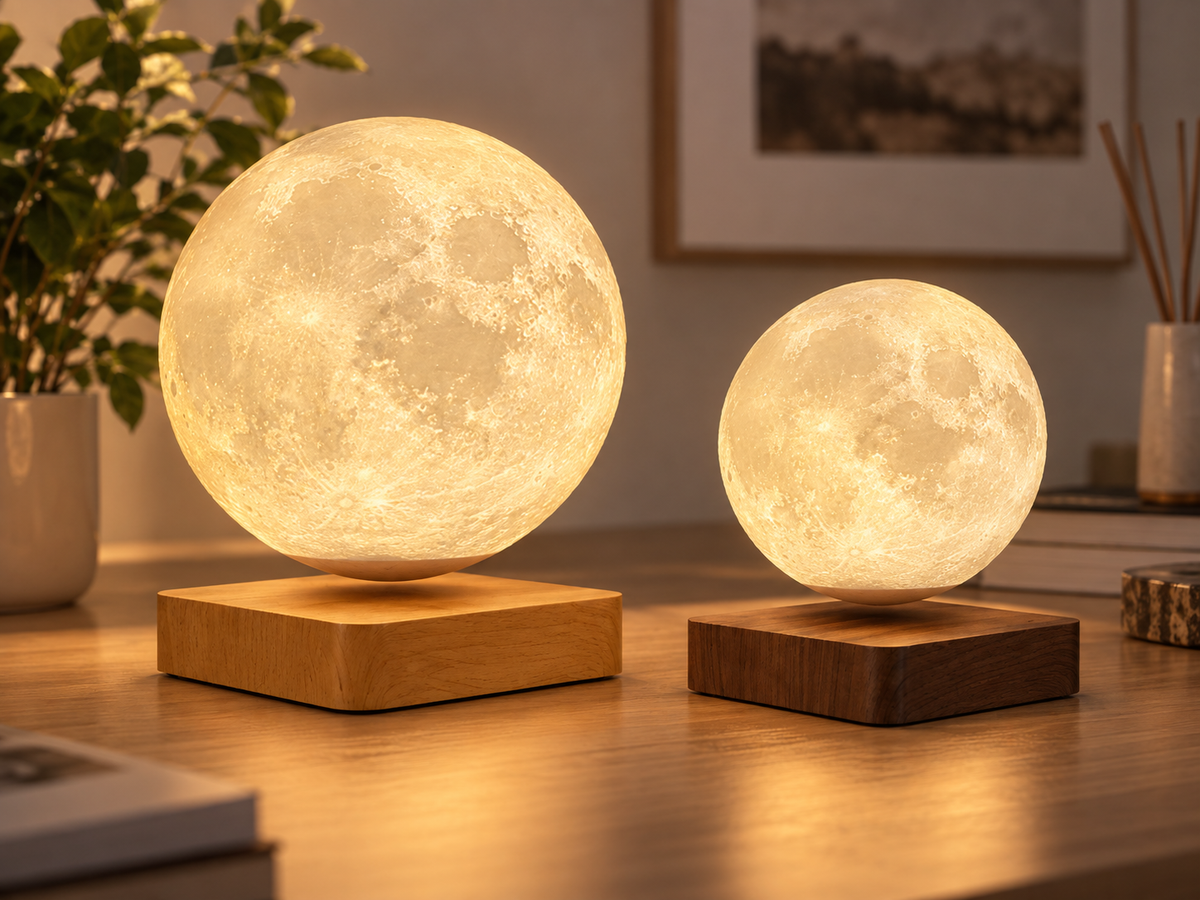 Lampe Lune à Lévitation Magnétique  – Rotation 360°