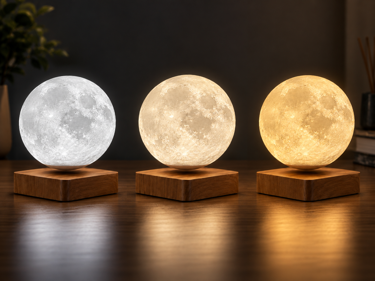 Lampe Lune à Lévitation Magnétique  – Rotation 360°