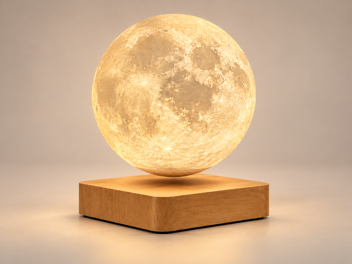 Lampe Lune à Lévitation Magnétique  – Rotation 360°