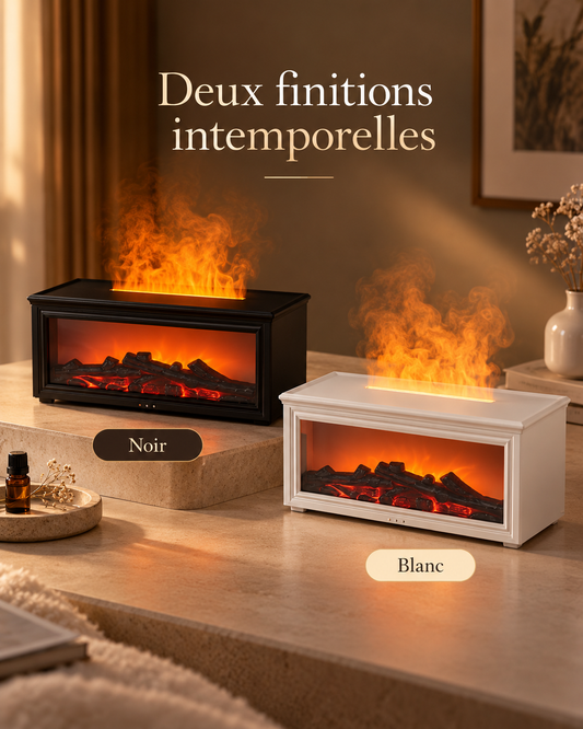 Diffuseur d’Arômes Vanel Flame – Effet Cheminée & 7 Couleurs
